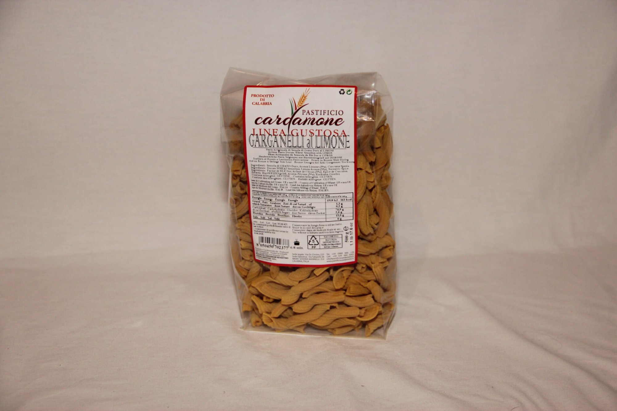 Garganelli al limone