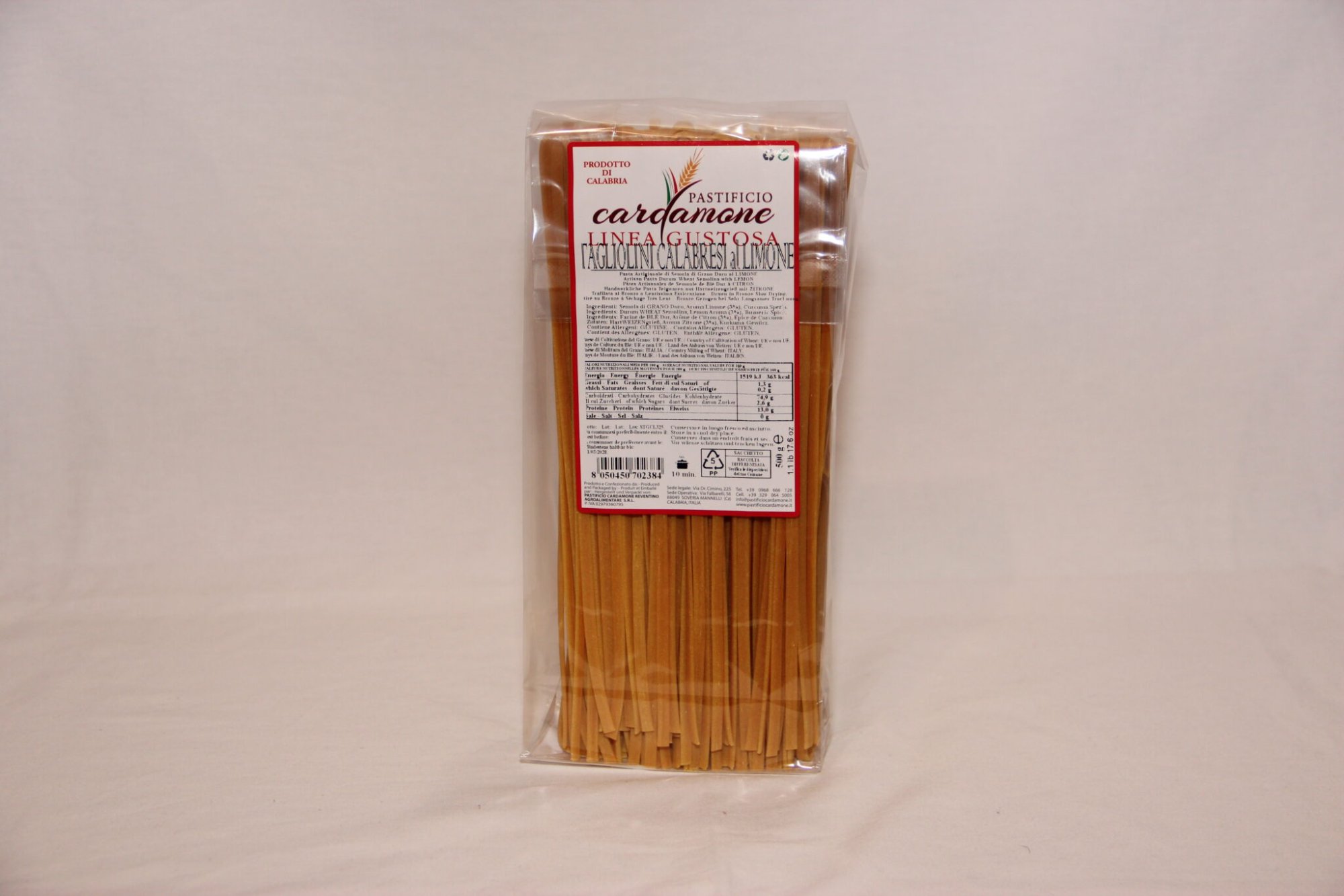 Tagliolini calabresi al limone