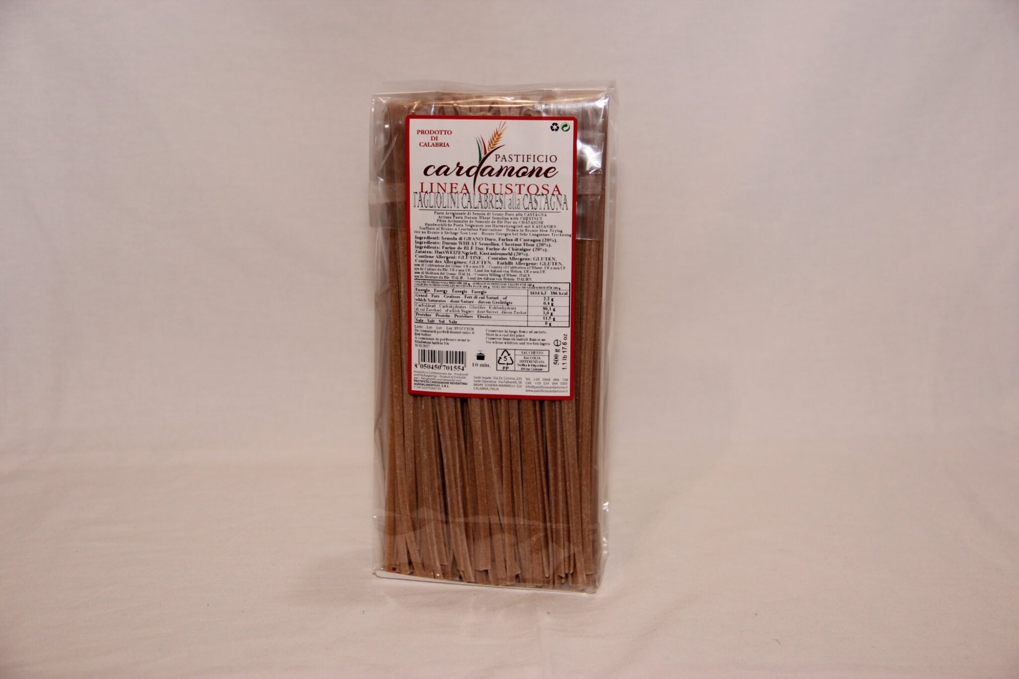 Tagliolini calabresi alla castagna